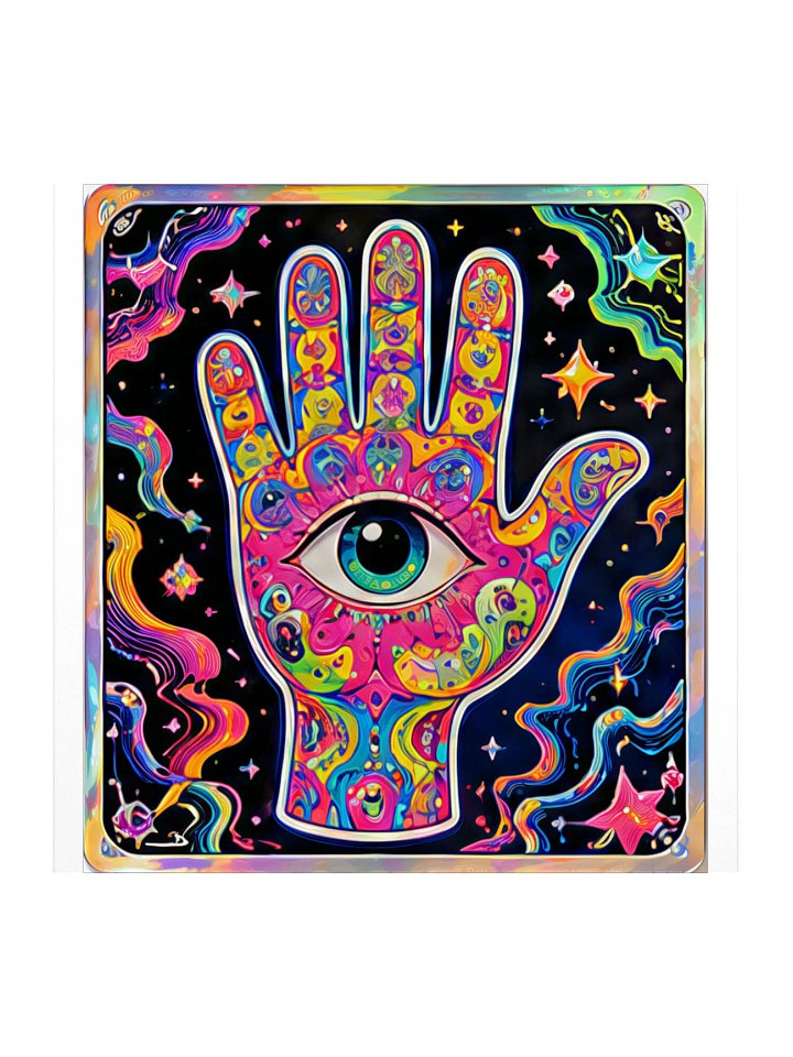 Mystic Hand Sticker product image (1)