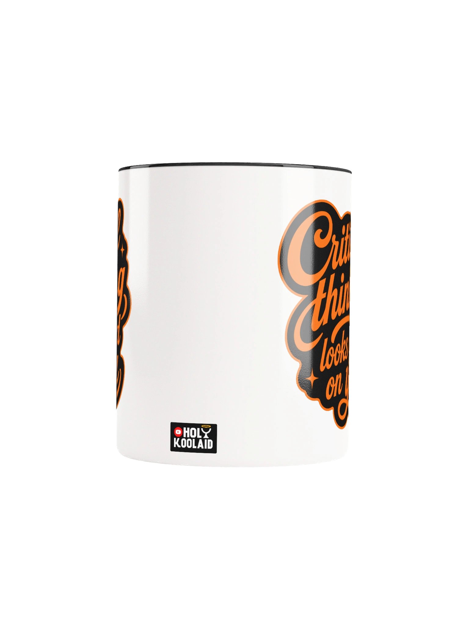 Critical Thinking Looks Good On You - Accent Mug product image (5)