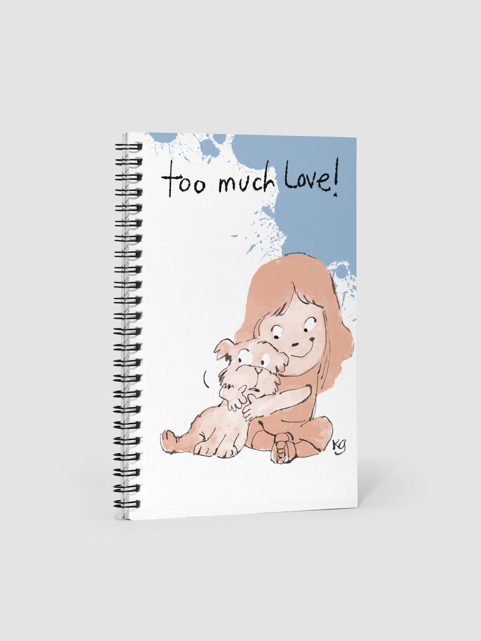 Quirky Hugs Spiral Notebook product image (1)