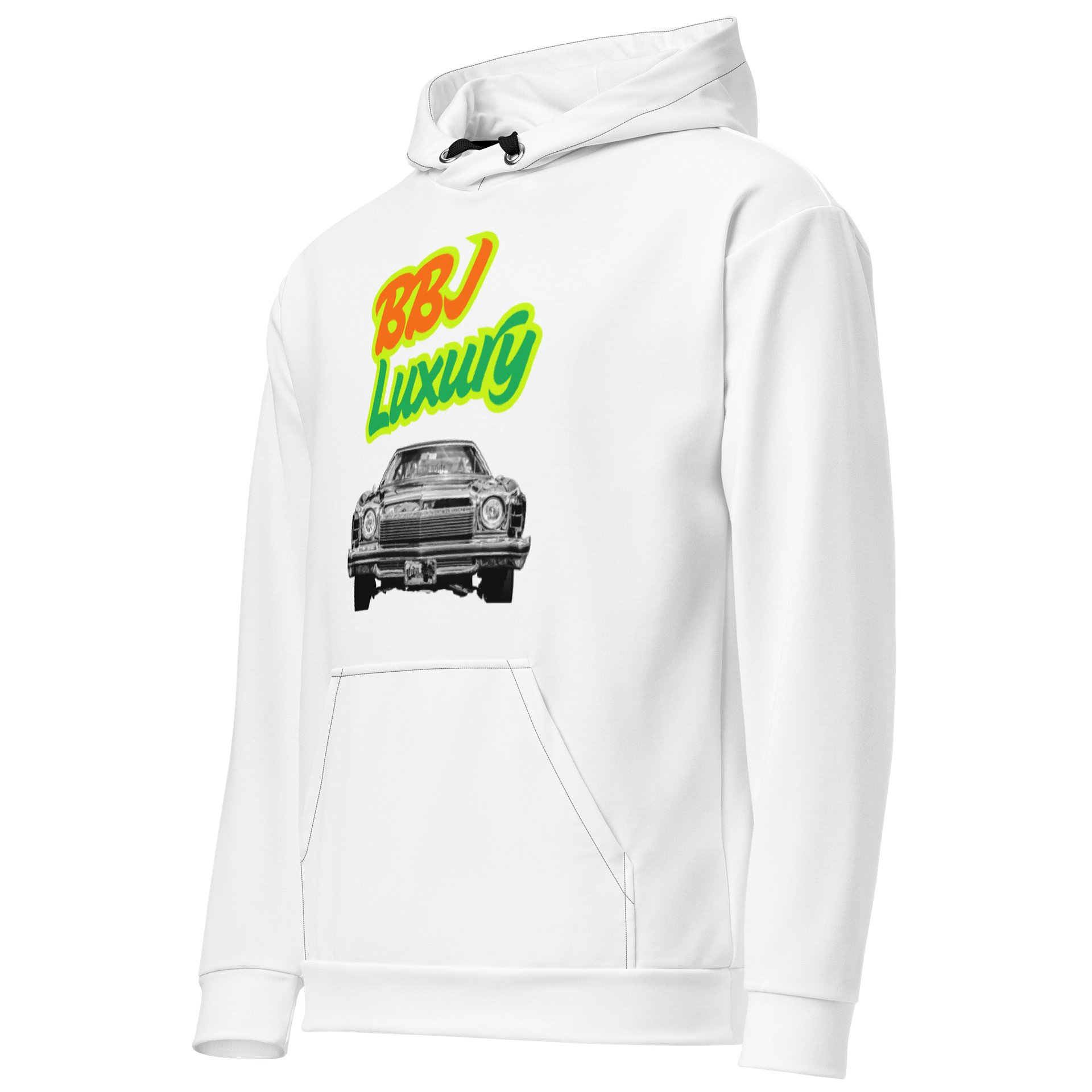 BBJ Luxury White Hoodie product image (3)