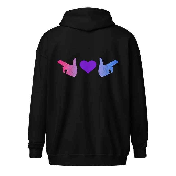 Finger Guns (bi flag) Hoodie product image (1)
