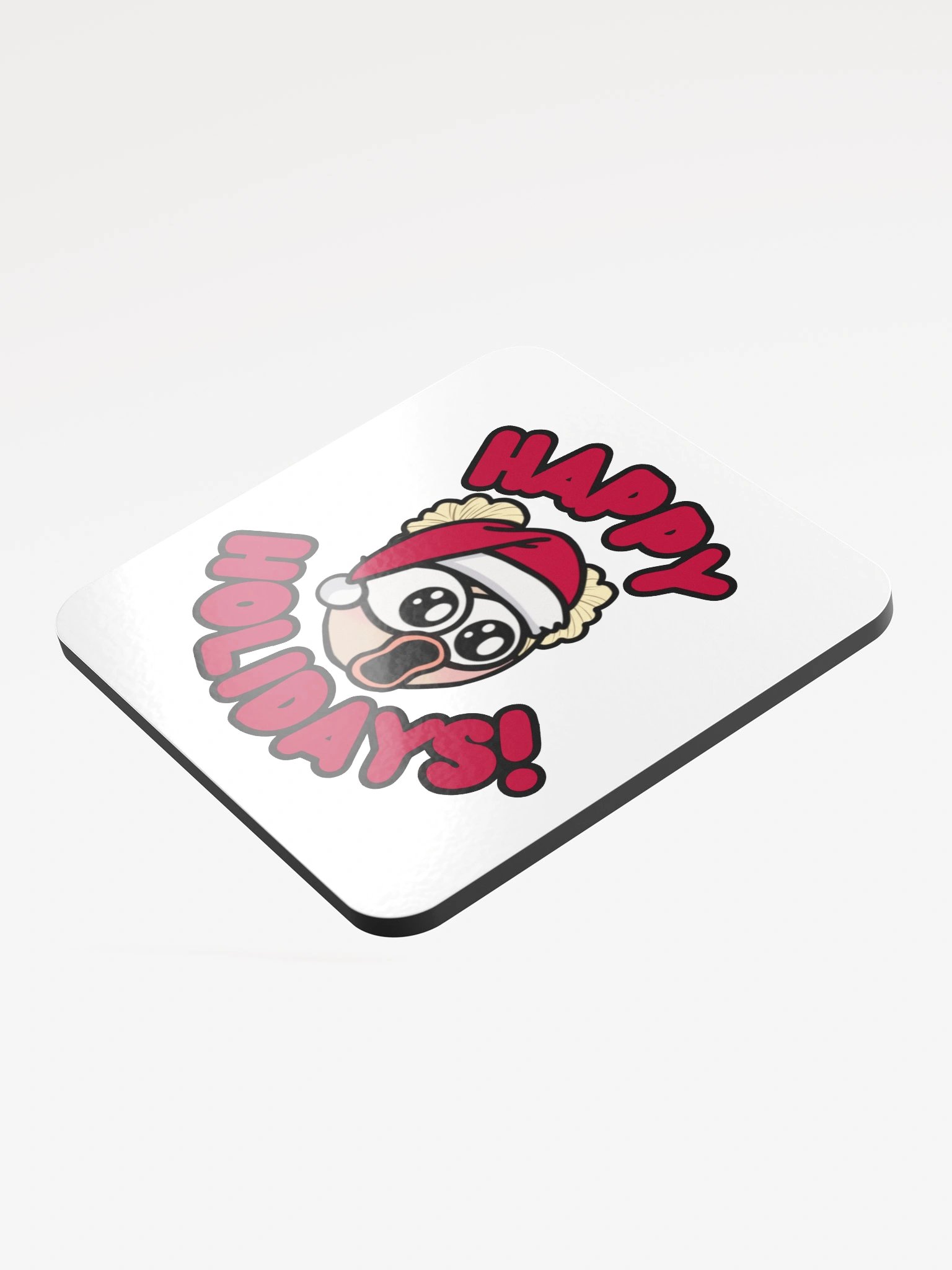 Happy Holidays Poggers Coaster product image (3)