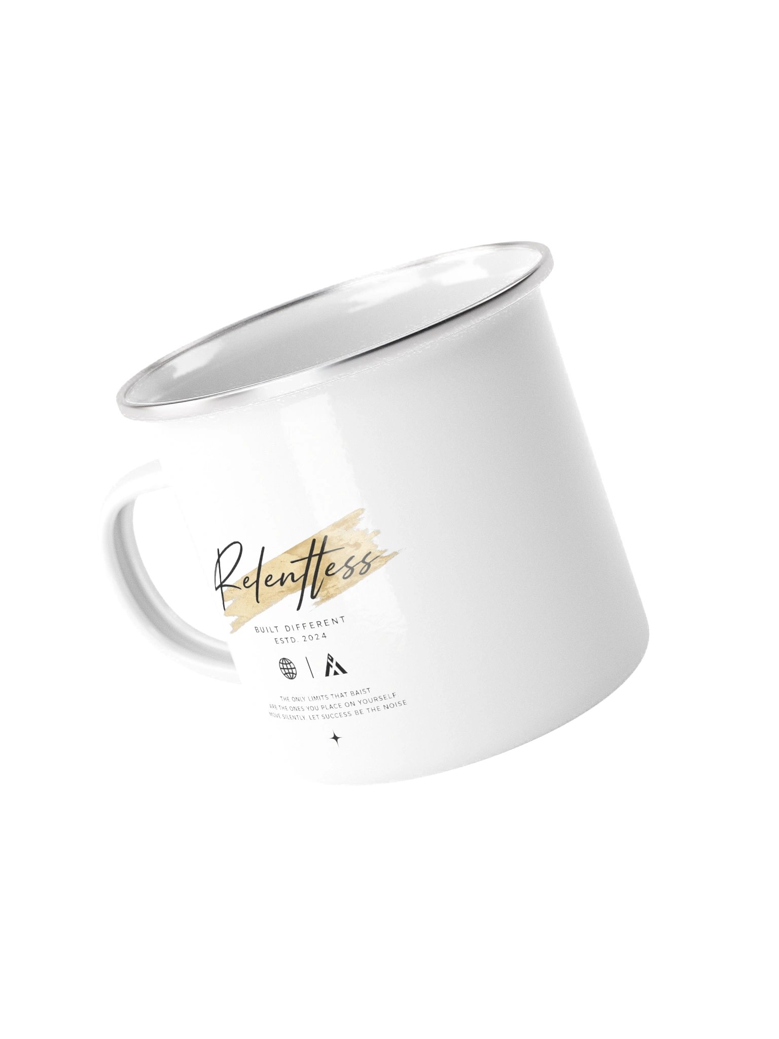 Relentless Built Different Enamel Mug product image (4)