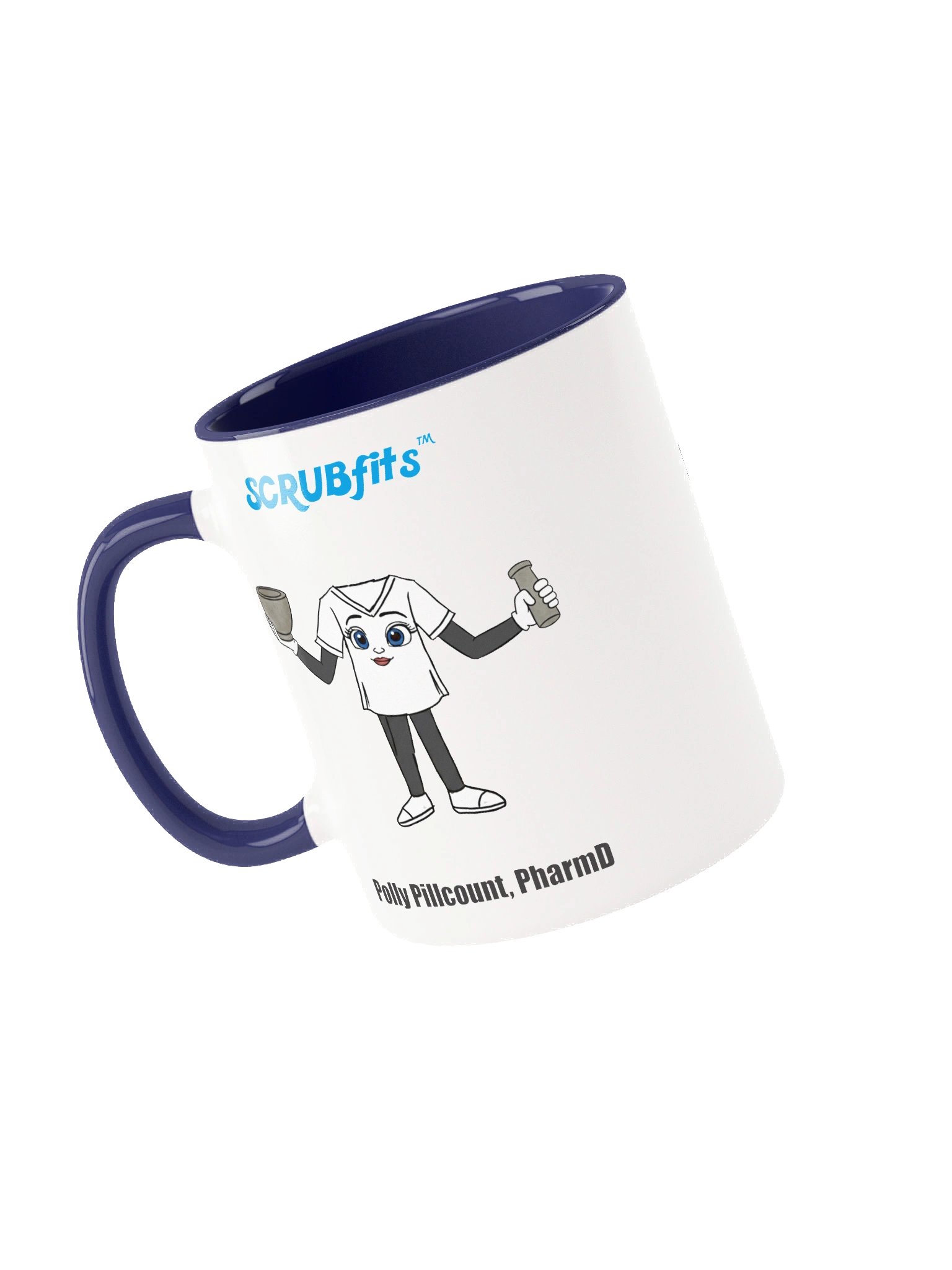Ceramic Mug with Polly Pillcount, PharmD product image (36)