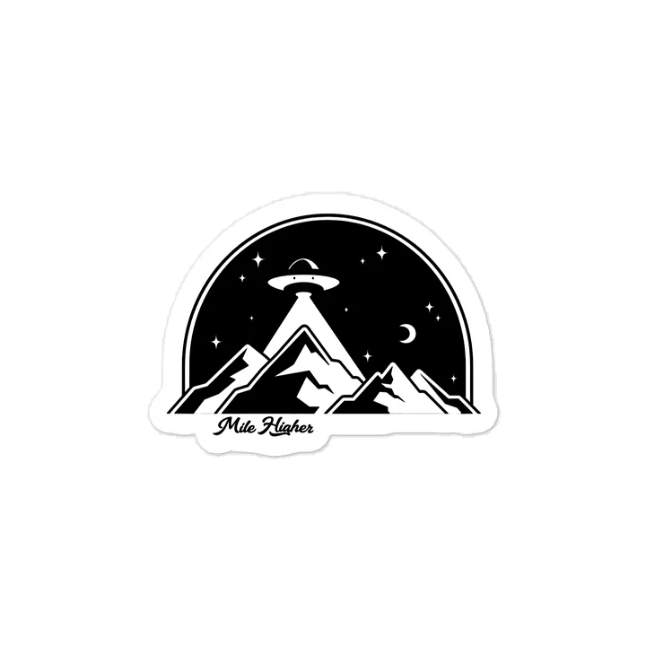 Space Mountain Vinyl Sticker product image (1)