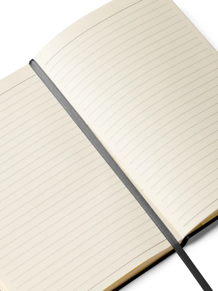 Hardcover "The Moon is distant from the Sea" Journal with Elastic Closure and Inner Pocket | Emily Dickinson Notebook product image (9)