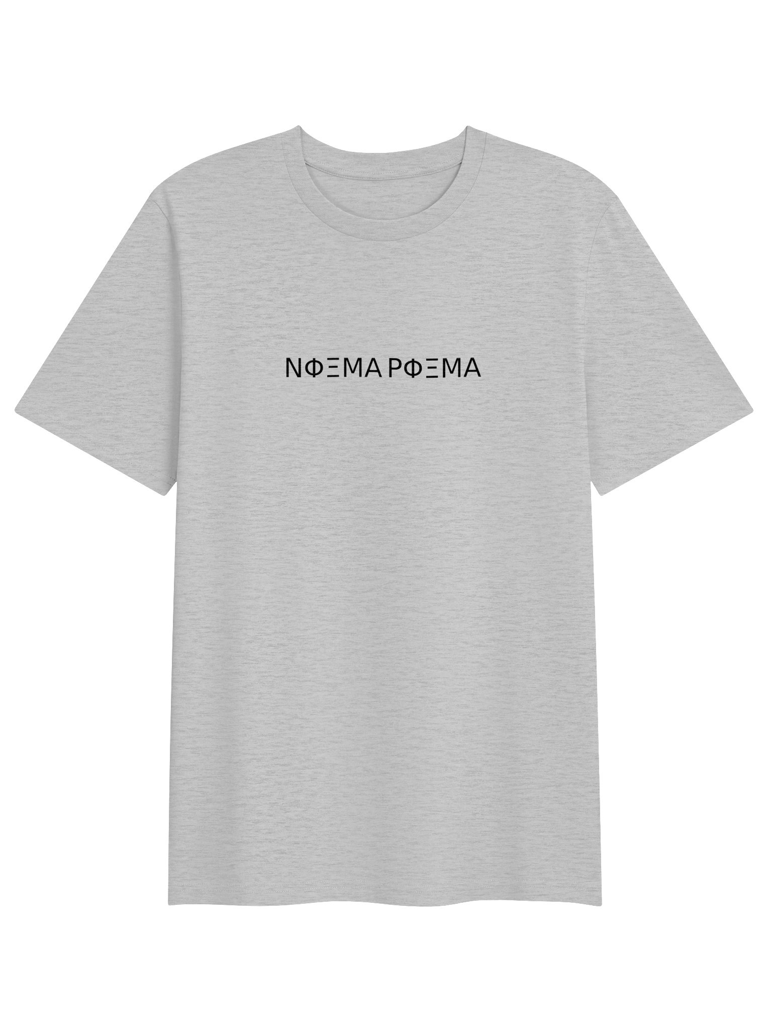 ΝΦΞΜΑ ΡΦΞΜΑ organic unisex short sleeved tee product image (4)