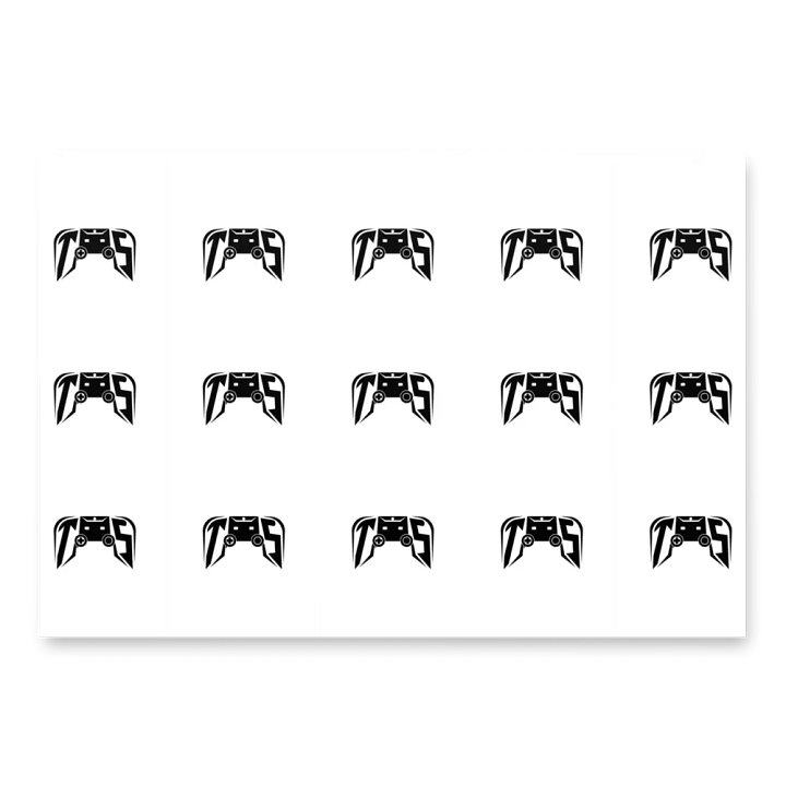 "Gamer's Paradise" Logo Wrapping Paper Set (Panda) product image (2)