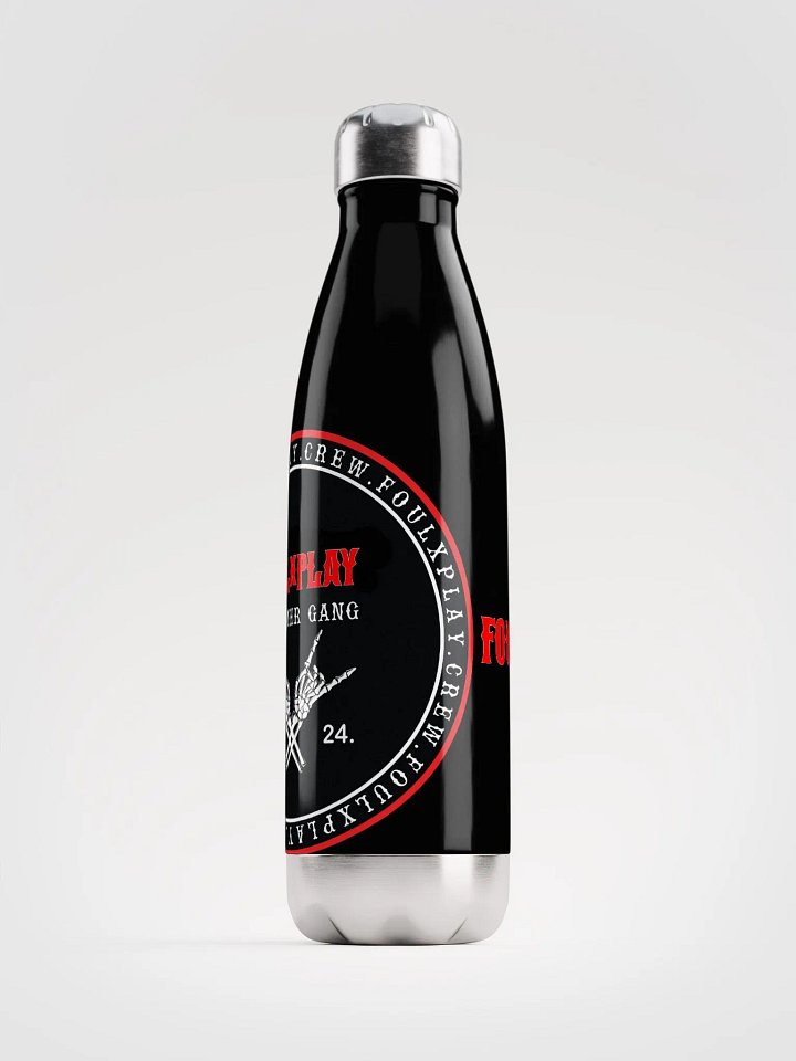 FoulxPlay Drummer Gang Stainless Steel Water Bottle product image (1)