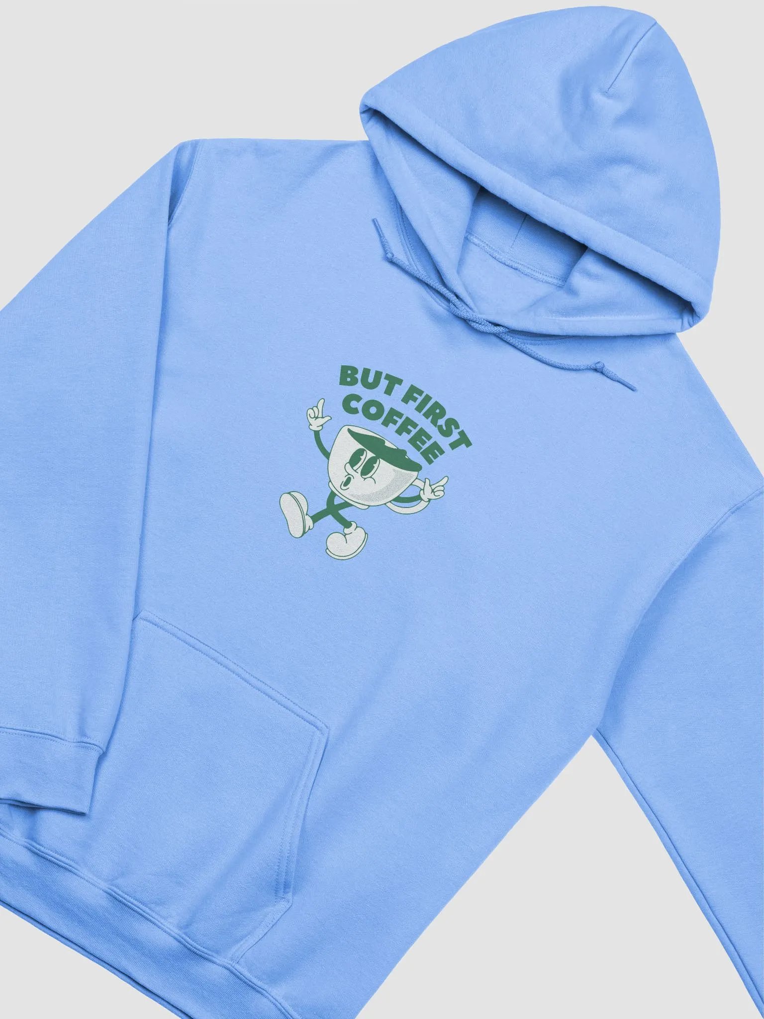 But First Coffee | Vintage Aesthetic Classic Hoodie product image (2)