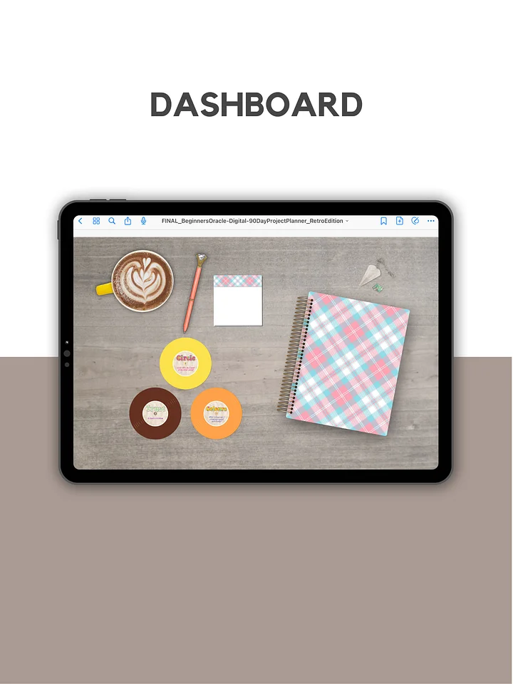 The 90-Day Project Planner & Beginner's Oracle: Retro Edition product image (2)