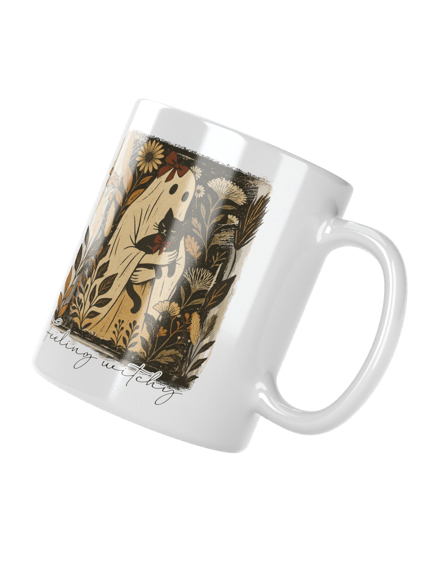 Ghostly Feeling Witchy Glossy Mug product image (4)