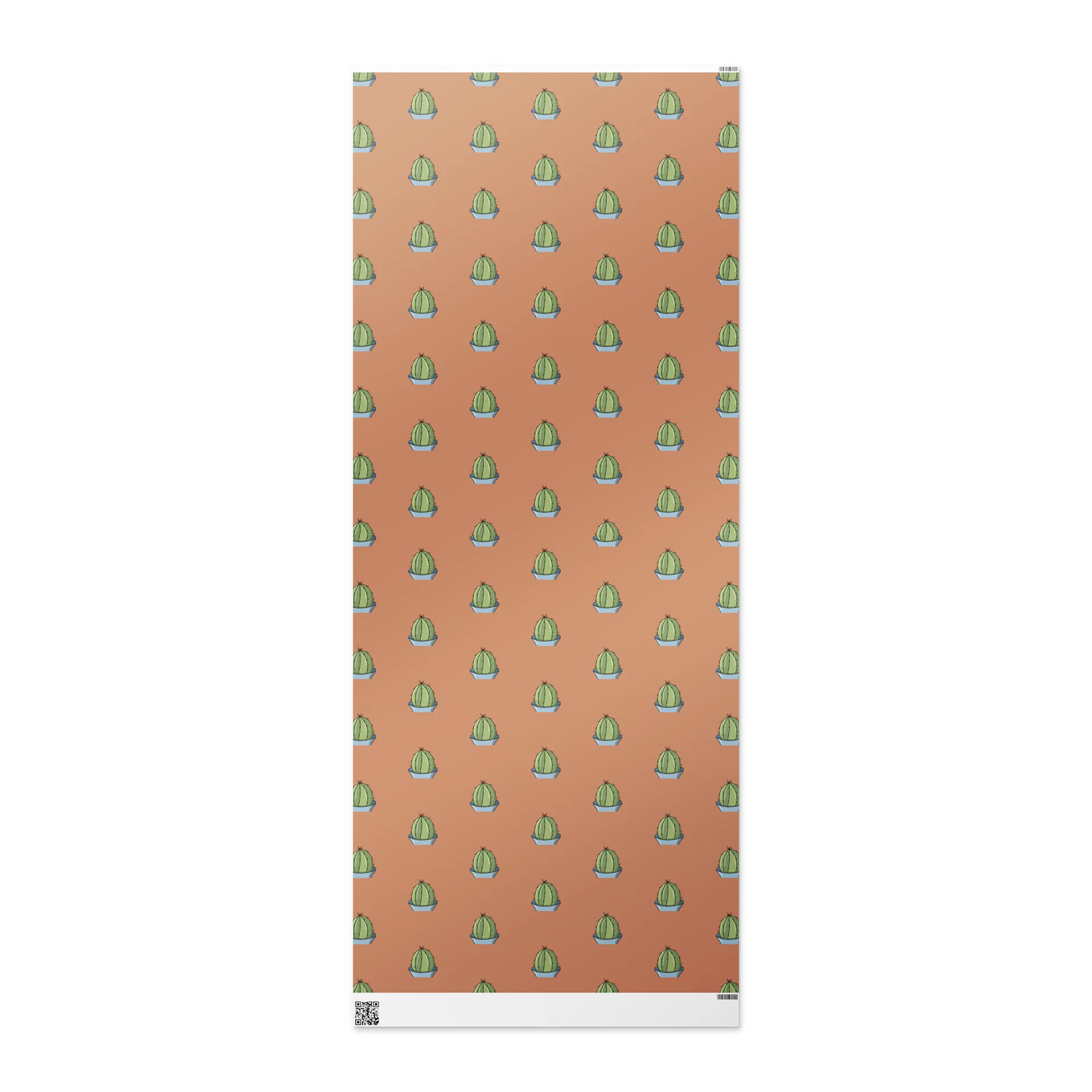 Barrel Plant Botanical Classic Pattern Wrapping Paper, Matte or Glossy Finish product image (3)