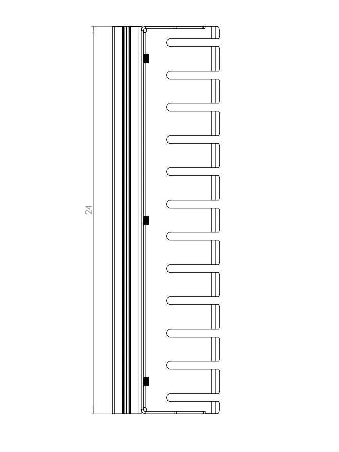 Industrial Clamp Rack 24” product image (6)