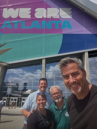 We are in Atlanta for something special…

The Argentina fans are on the march…

We’re on the way to the stadium…

With the Ar...