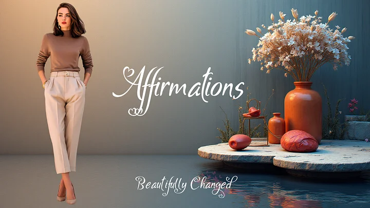 Sophisticated Slender Woman Affirmations | Weight Loss | Intuitive Eating | Beautifully Changed product image (1)