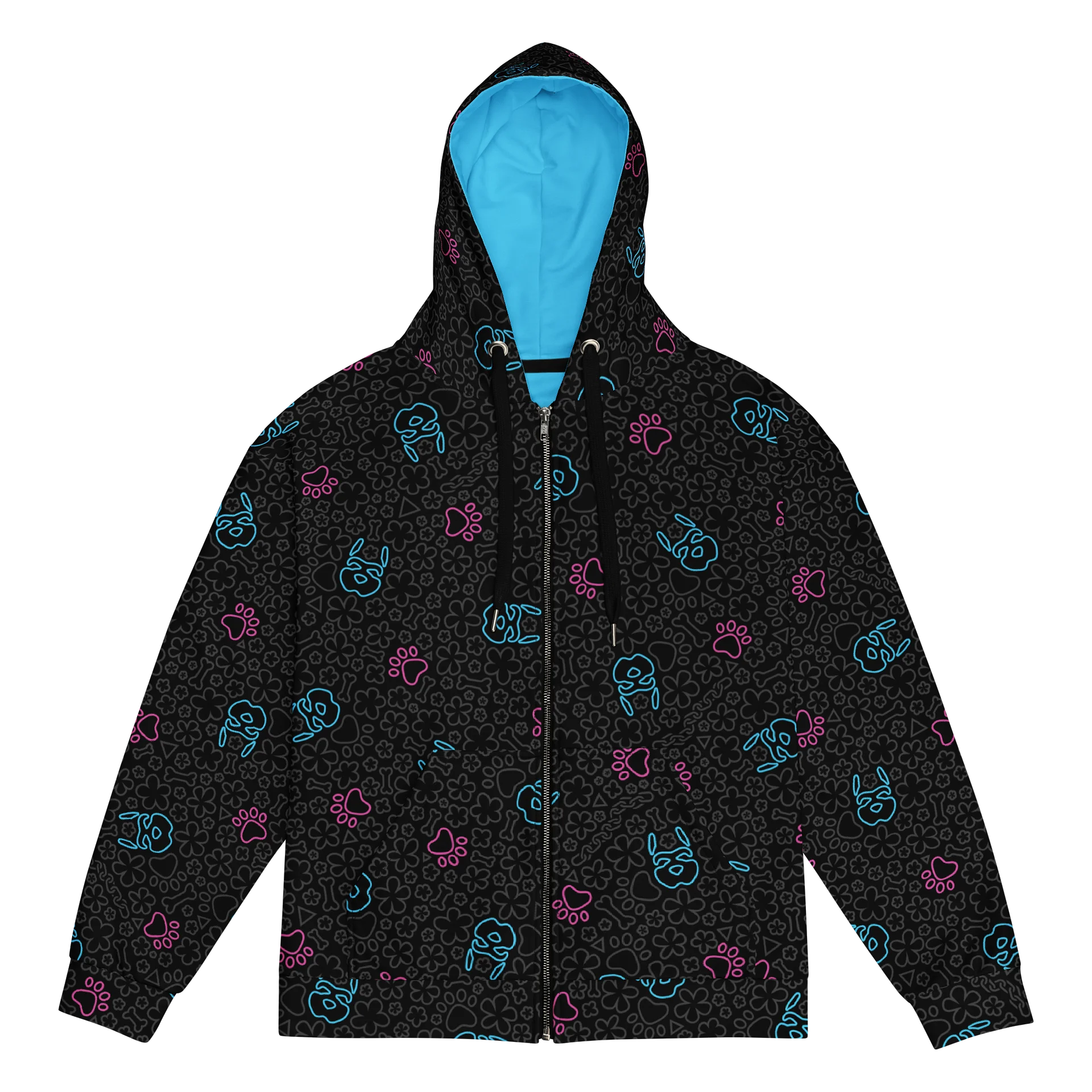 Psych Pattern Zip-Up Hoodie - Night Sitter product image (1)