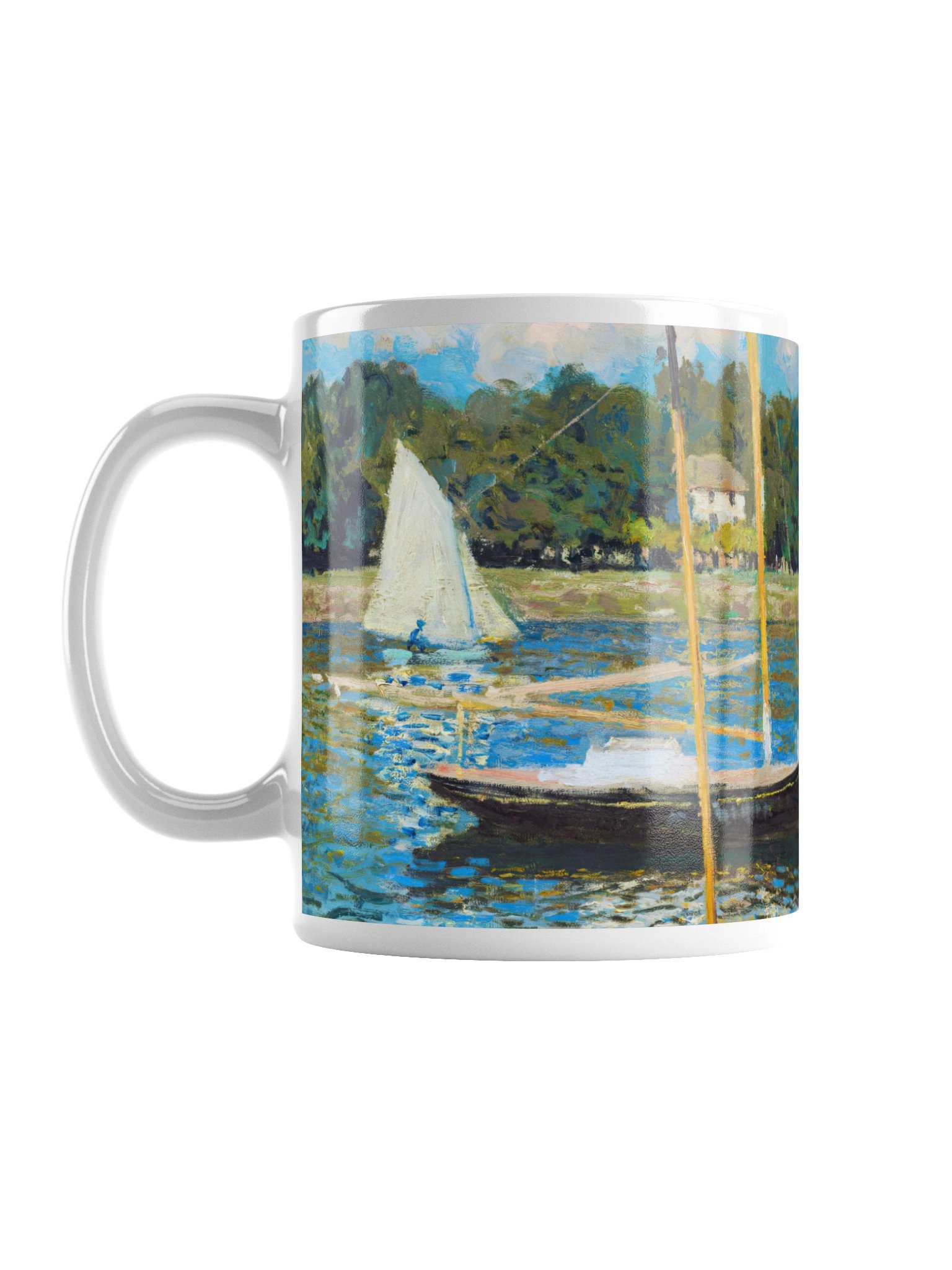 The Bridge at Argenteuil (Claude Monet) Mug product image (2)