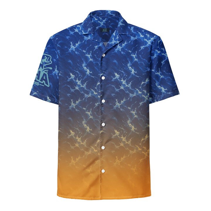 Sunset WaveTrace camo UPF+ Hawaiian Shirt product image (1)