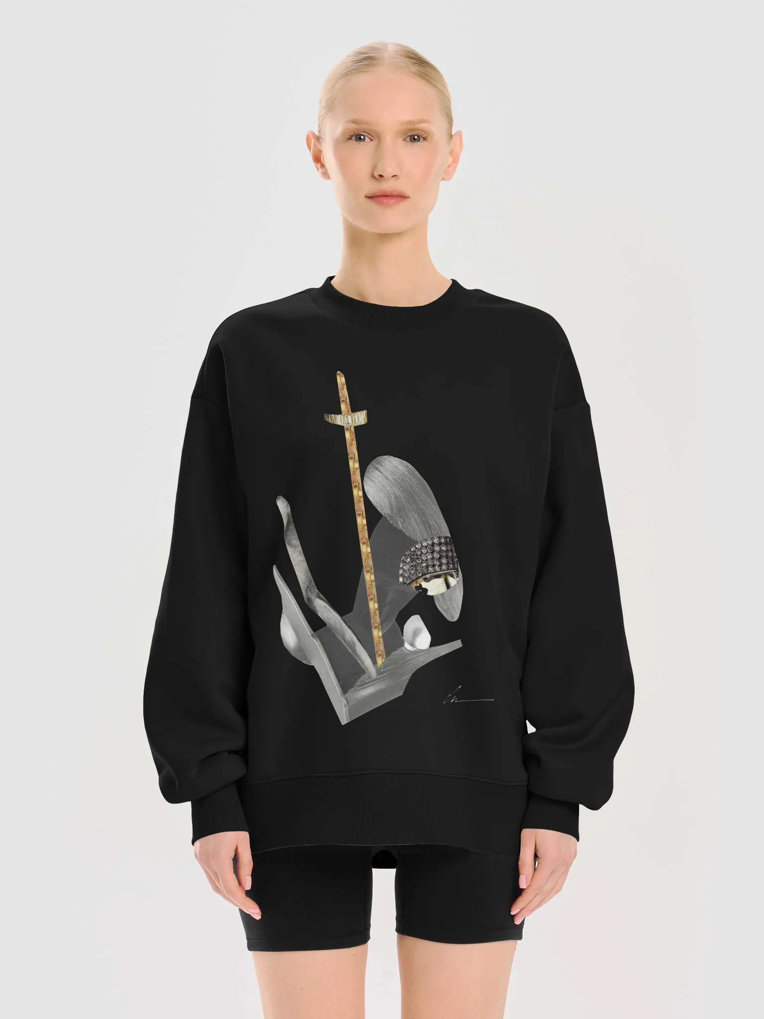 003 RISE UNISEX OVERSIZED SWEAT SHIRT BK 26 product image (9)