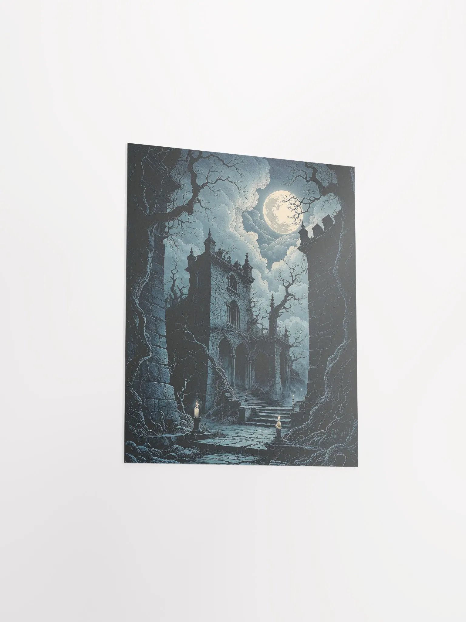Moonlit Gothic Ruin Poster product image (17)