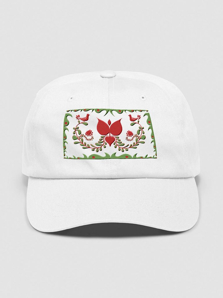 Hungarian Floral and Bird Motif Dad Hat product image (1)