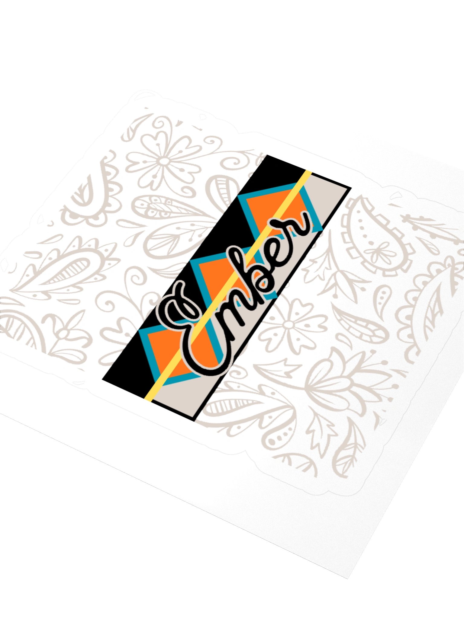 Paisley Kiss Cut Stickers product image (8)