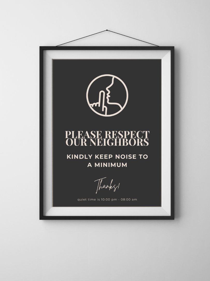 Airbnb House Rules & Guest Signs Bundle — 32 Editable Signs product image (11)