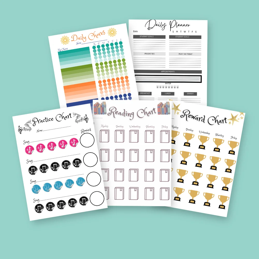 The Family Management Chart Set — Print & Frame Collection product image (3)
