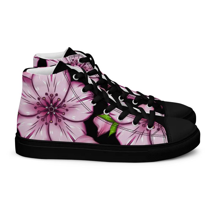 Blossomz & Petalz - Men's High Tops Canvas Shoes product image (2)