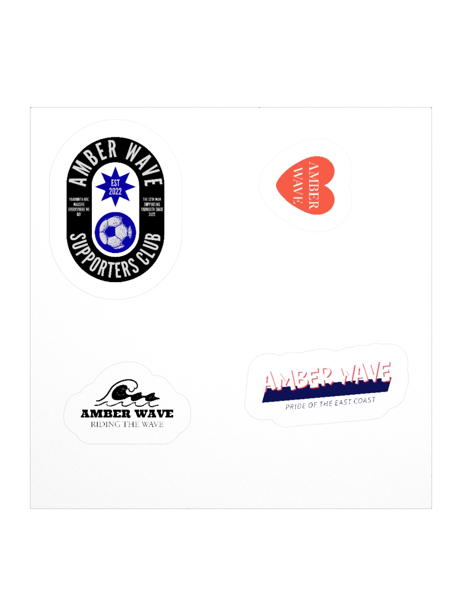 Amber Wave Stickers product image (2)