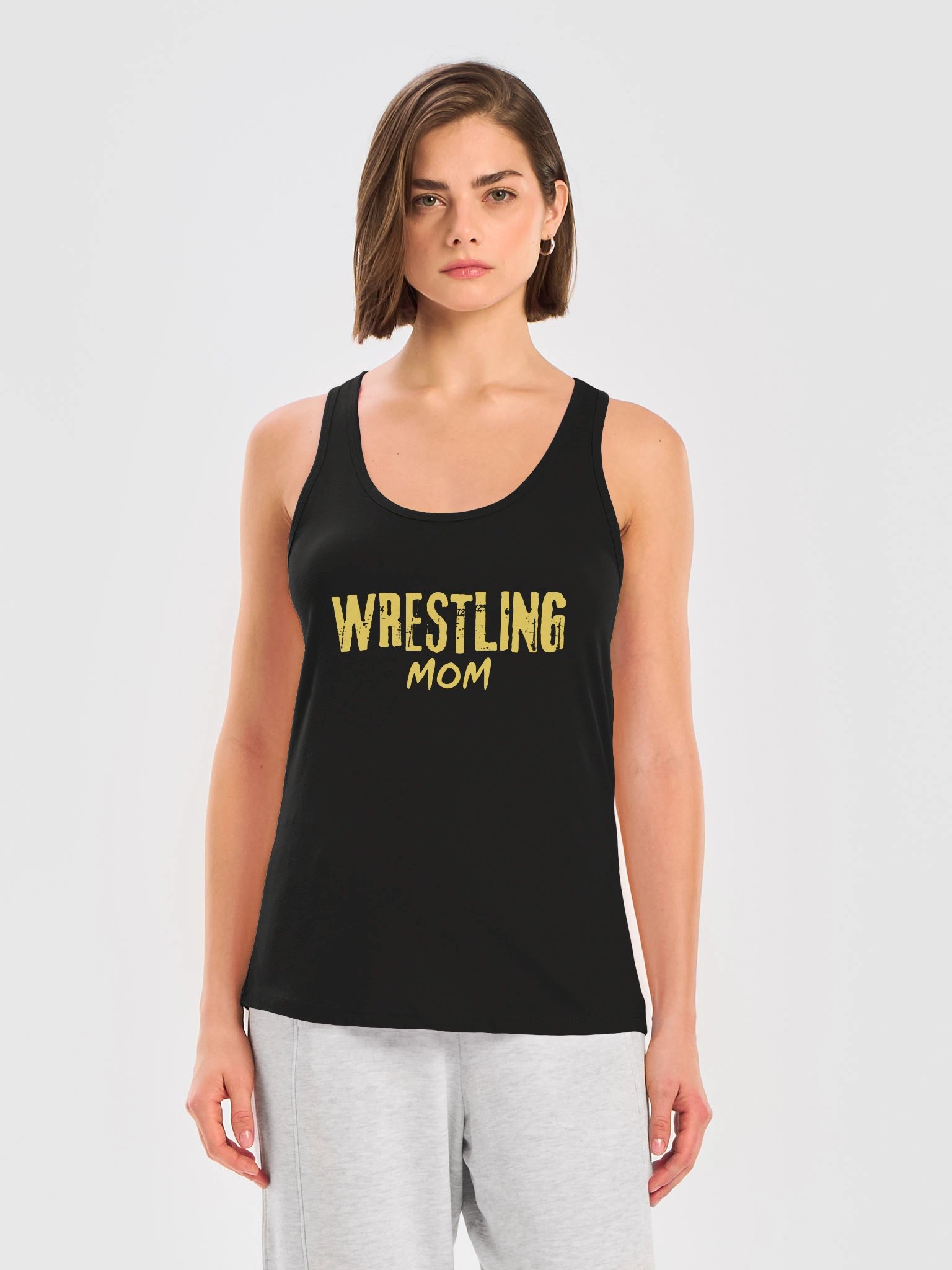 Wrestling Mom Racerback Tank product image (11)