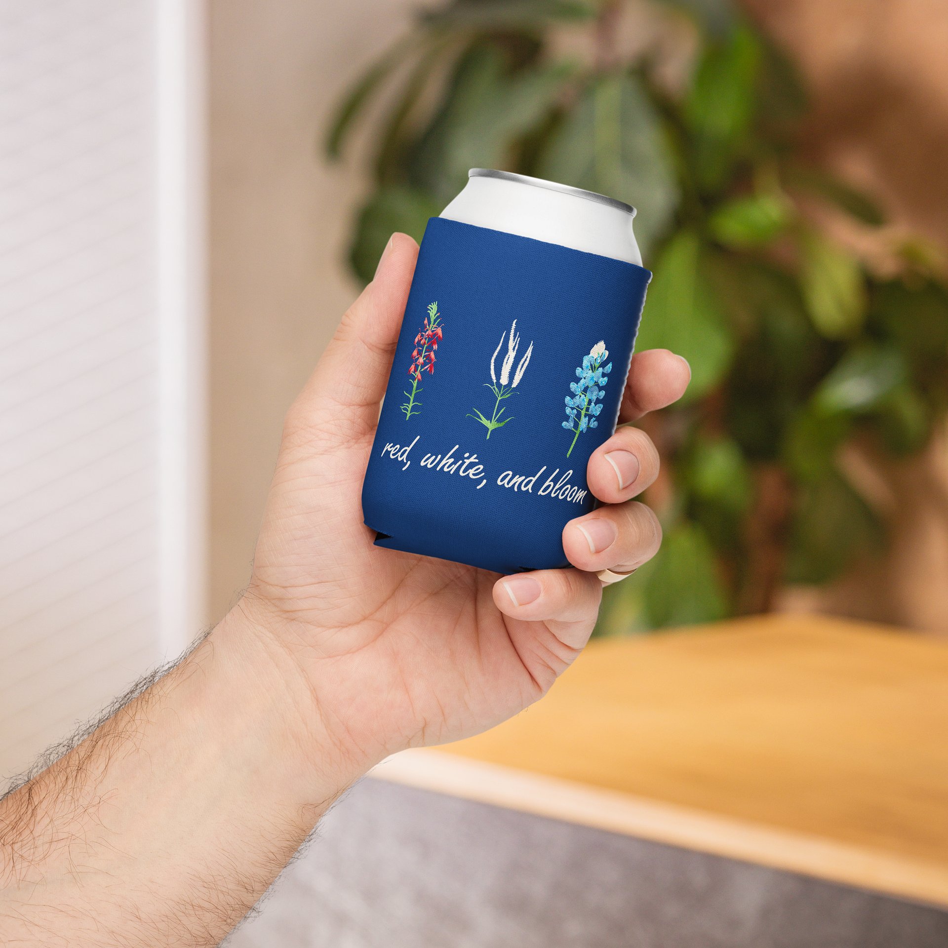 Red, White, and Bloom (Can Coozie) product image (4)