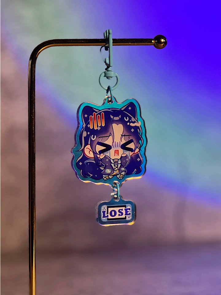 [ BY NIGHT ] GAMER KAL Keychain product image (1)