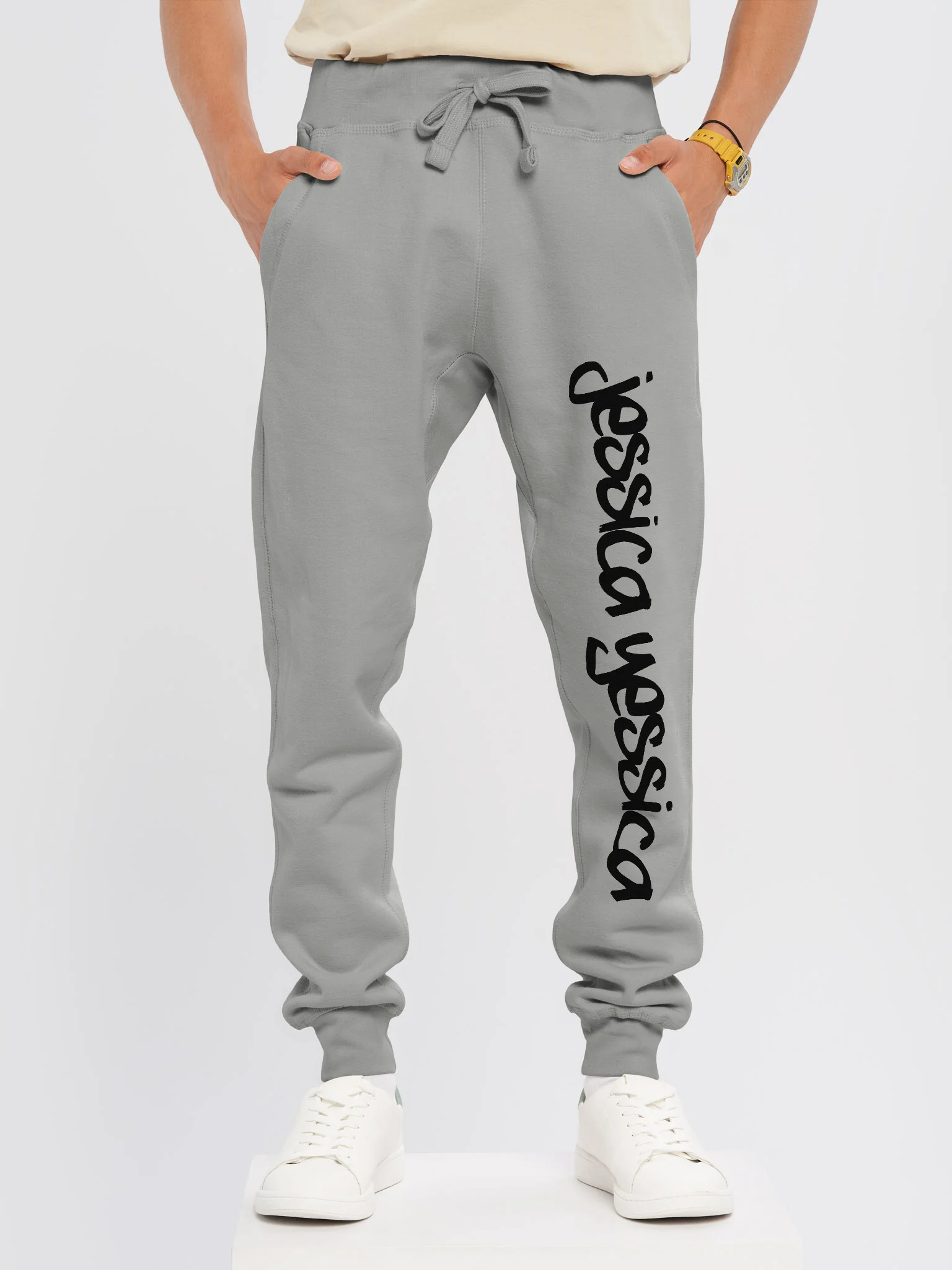 THAT'S MY NAME - BLACK TEXT JOGGERS product image (3)