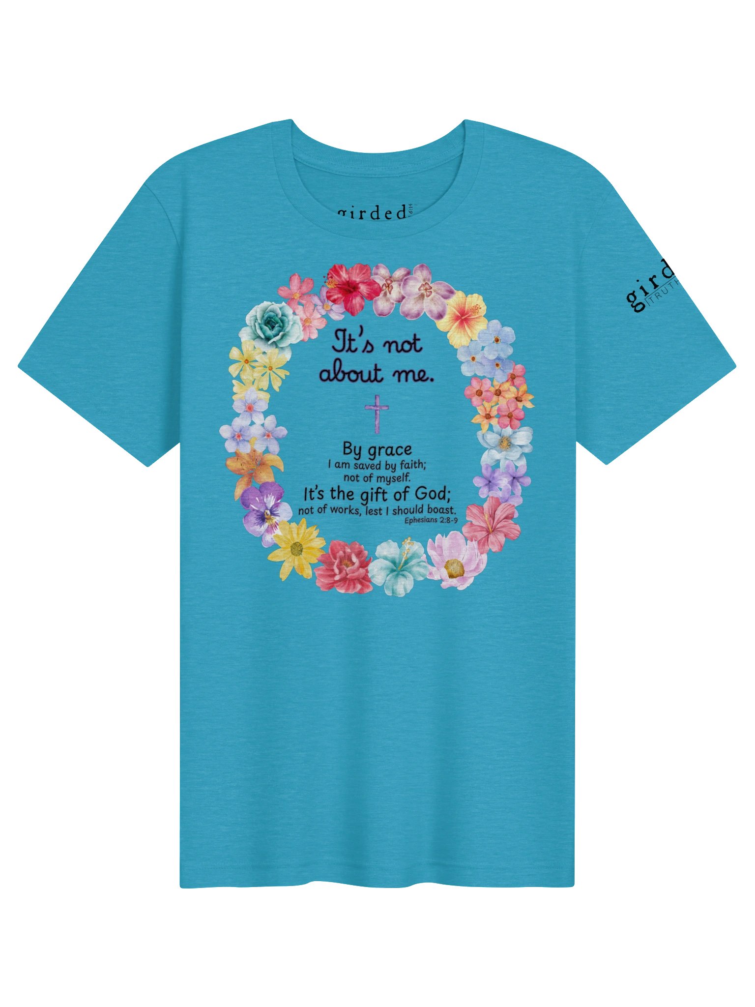 Saved by Grace Ephesians 2:8-9 Tee product image (1)