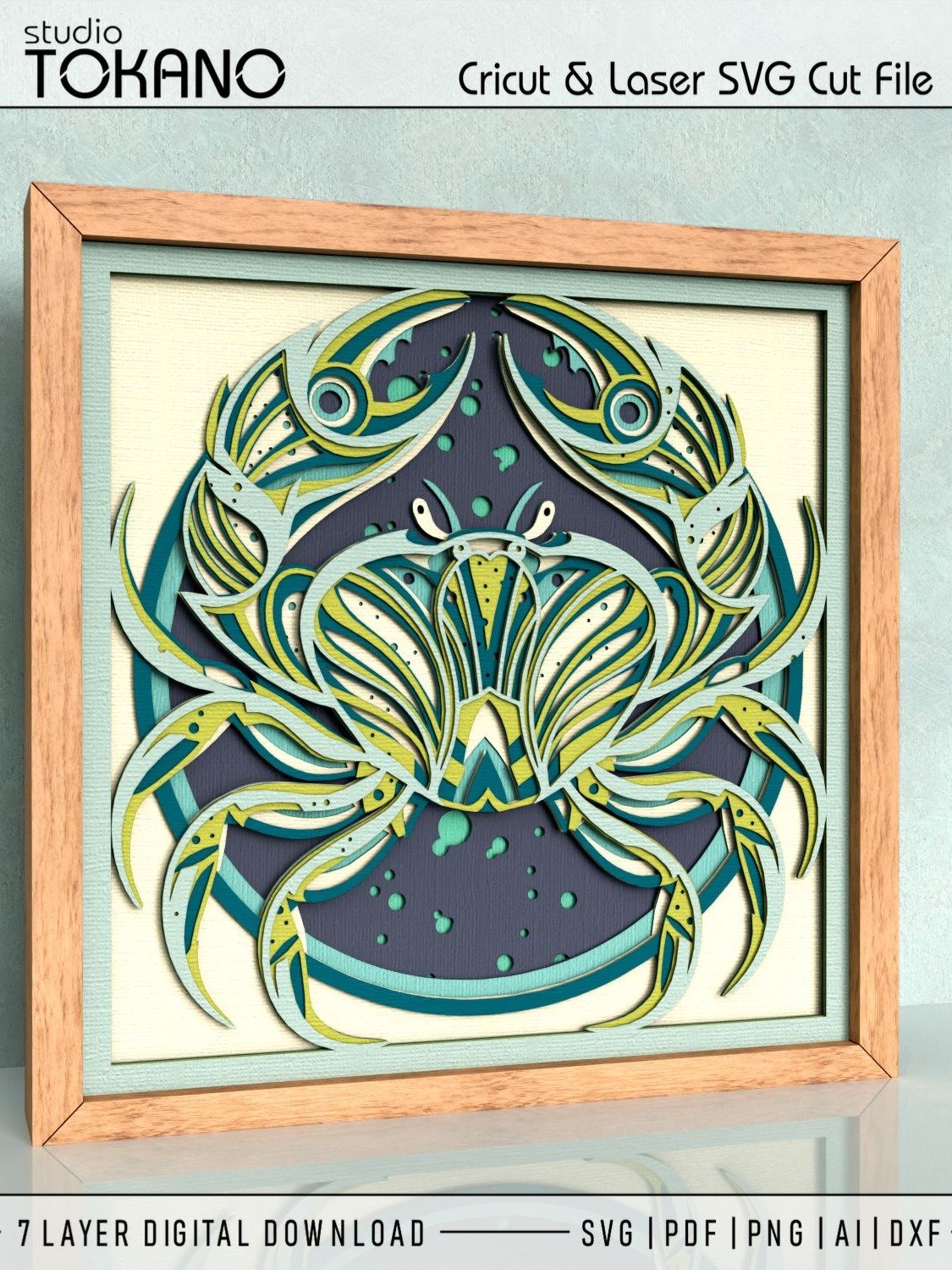 Crab Shadow Box product image (4)