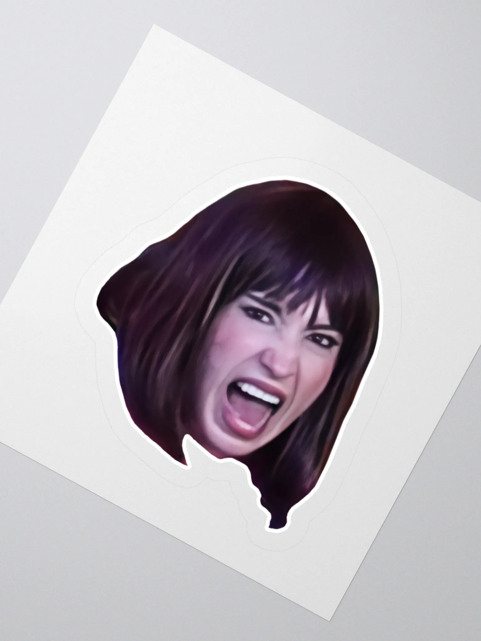 Sunfyre Screaming Face Sticker product image (3)