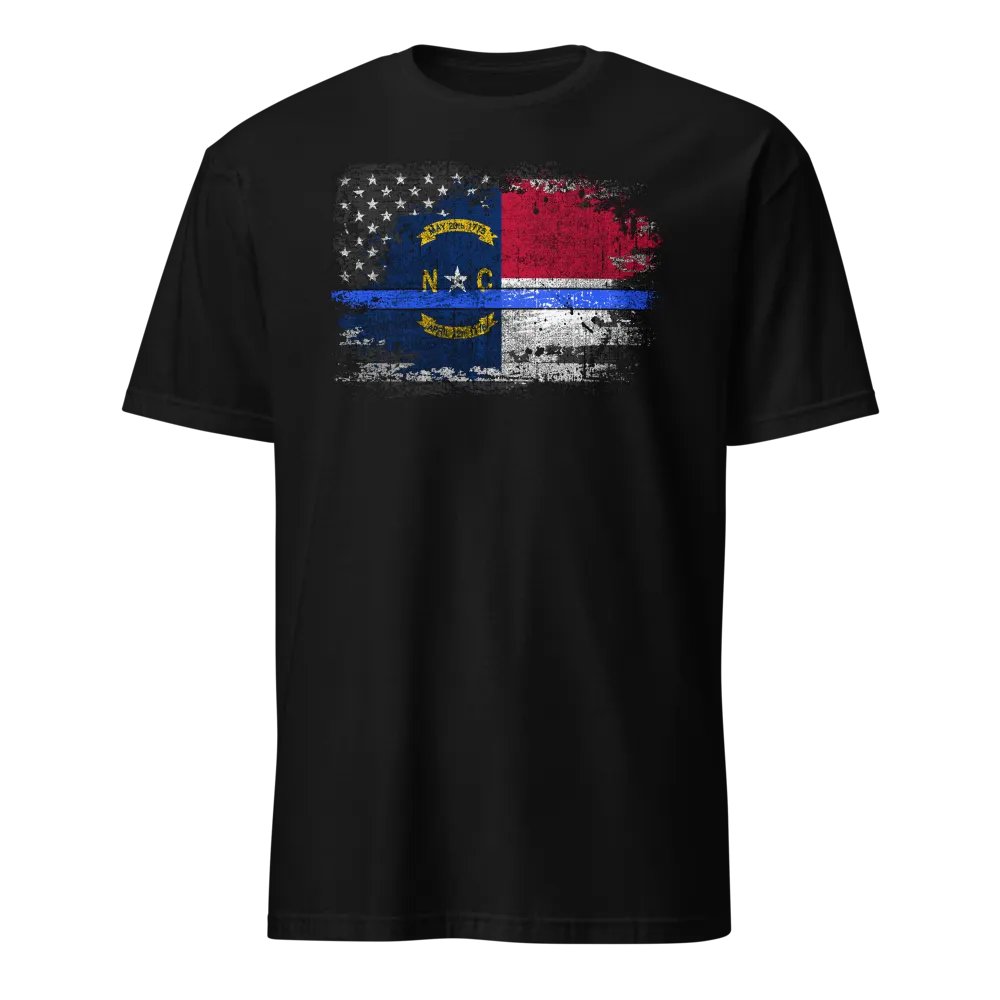 North Carolina Thin Blue Line Flag product image (1)