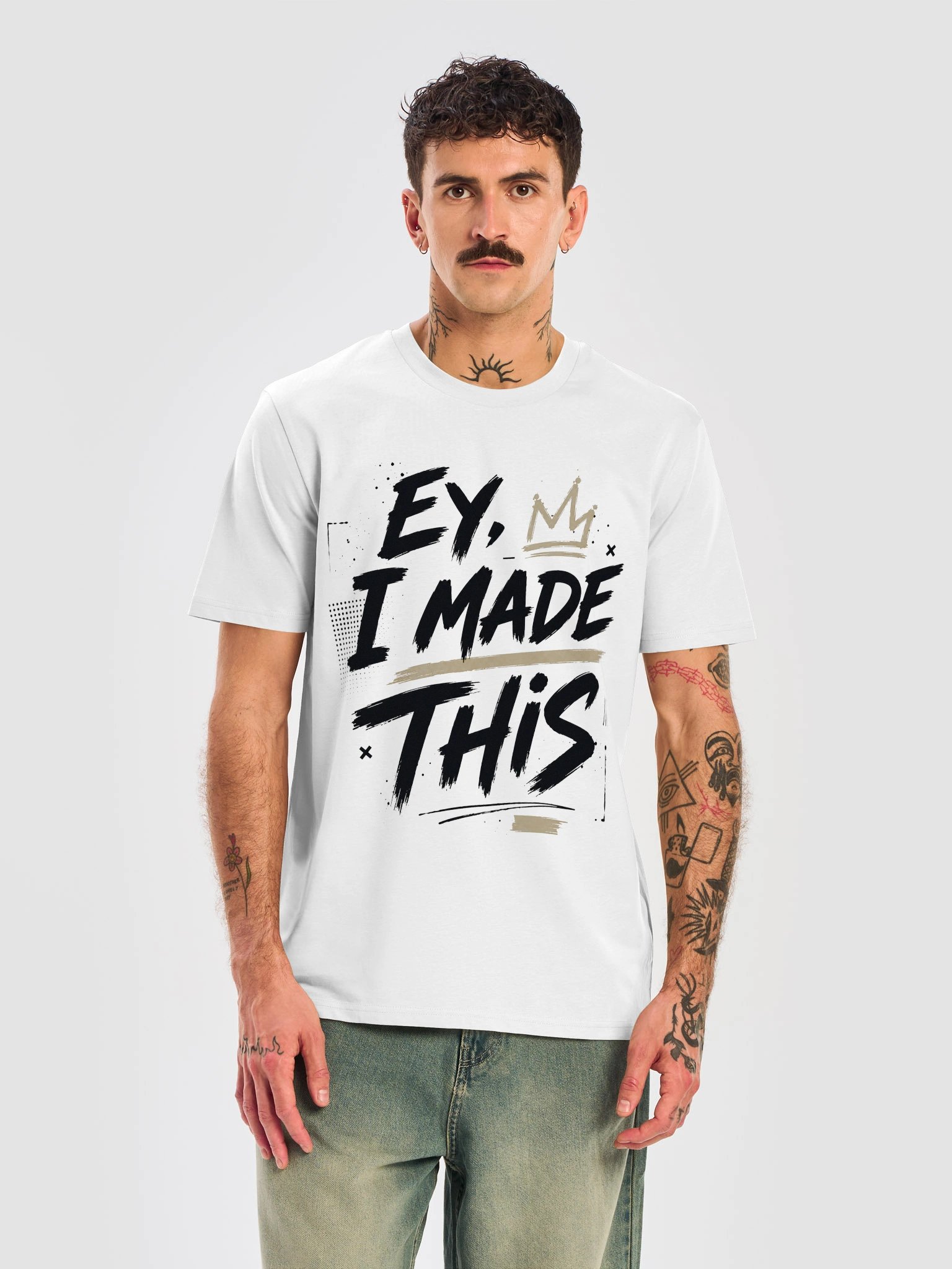 EY, I MADE THIS! — Graffiti Statement Tee product image (2)