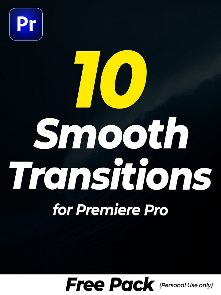 10 Free Smooth Transitions - Premiere Pro product image (1)