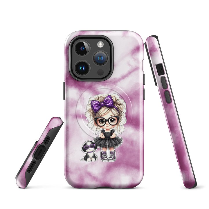 Whimsical Bow Girl iPhone® Tough Case product image (3)