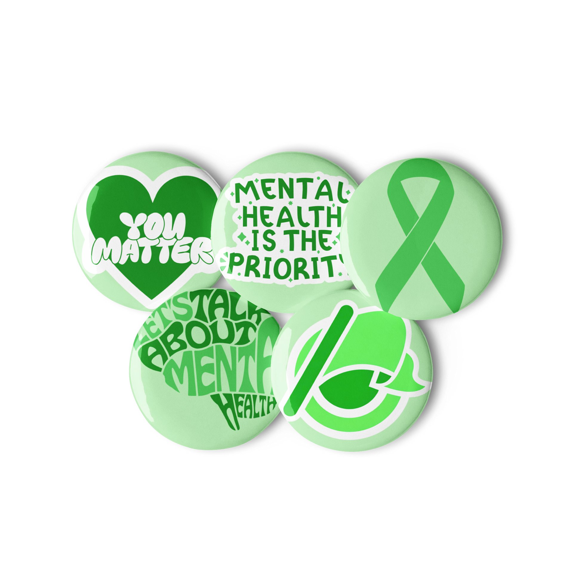 The Advertising Network Buttons (Mental Health Edition) - Set of 5 product image (3)