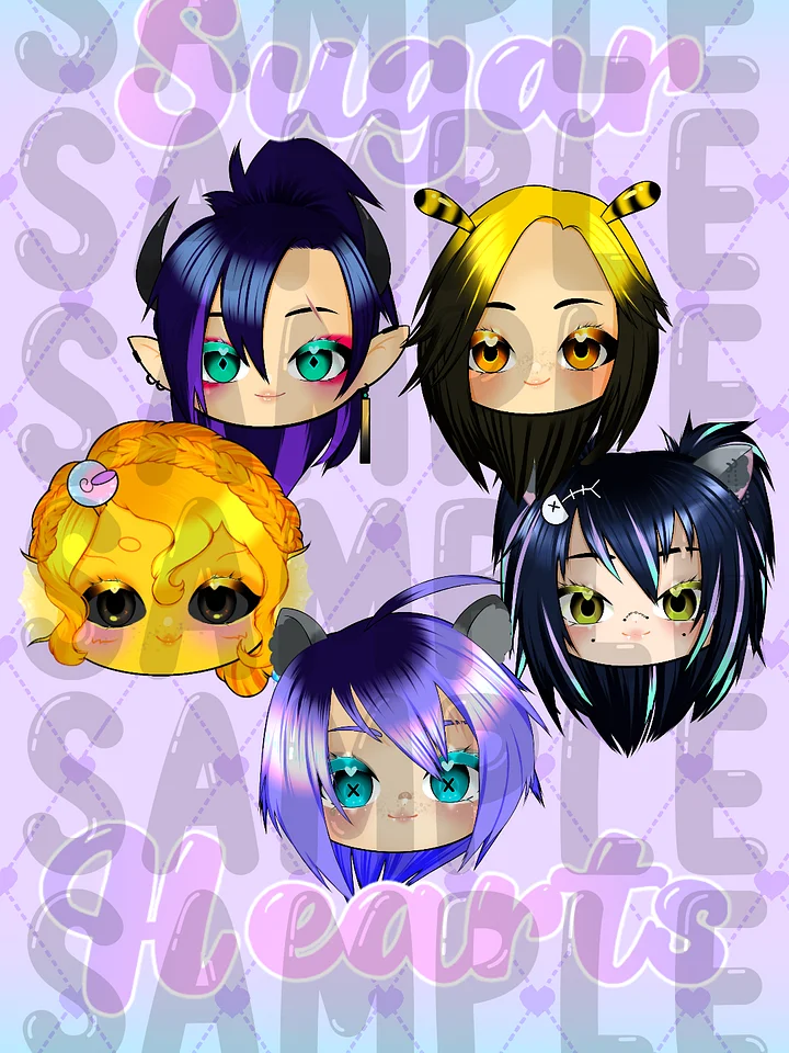 Sugar Hearts [Phone Wallpaper] product image (1)