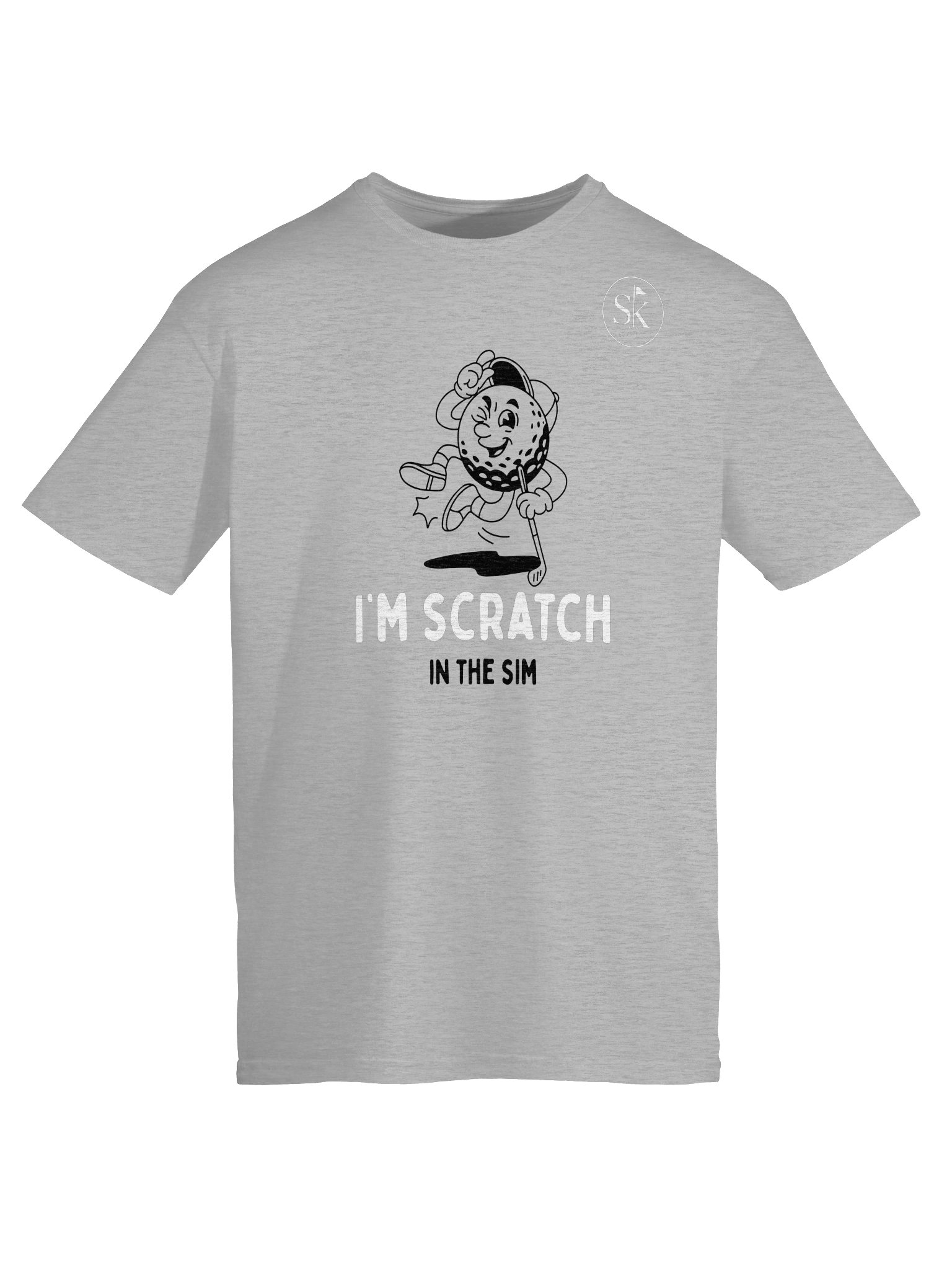 Simulator Scratch Golfer — Golf Simulator T-Shirt product image (5)