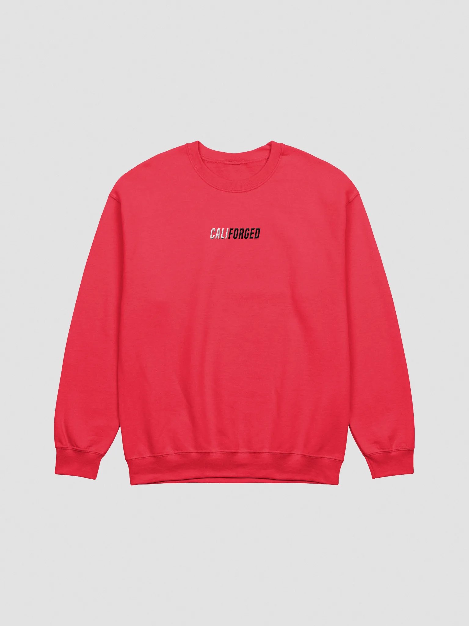 FORGED Crewneck Sweatshirt Red product image (1)