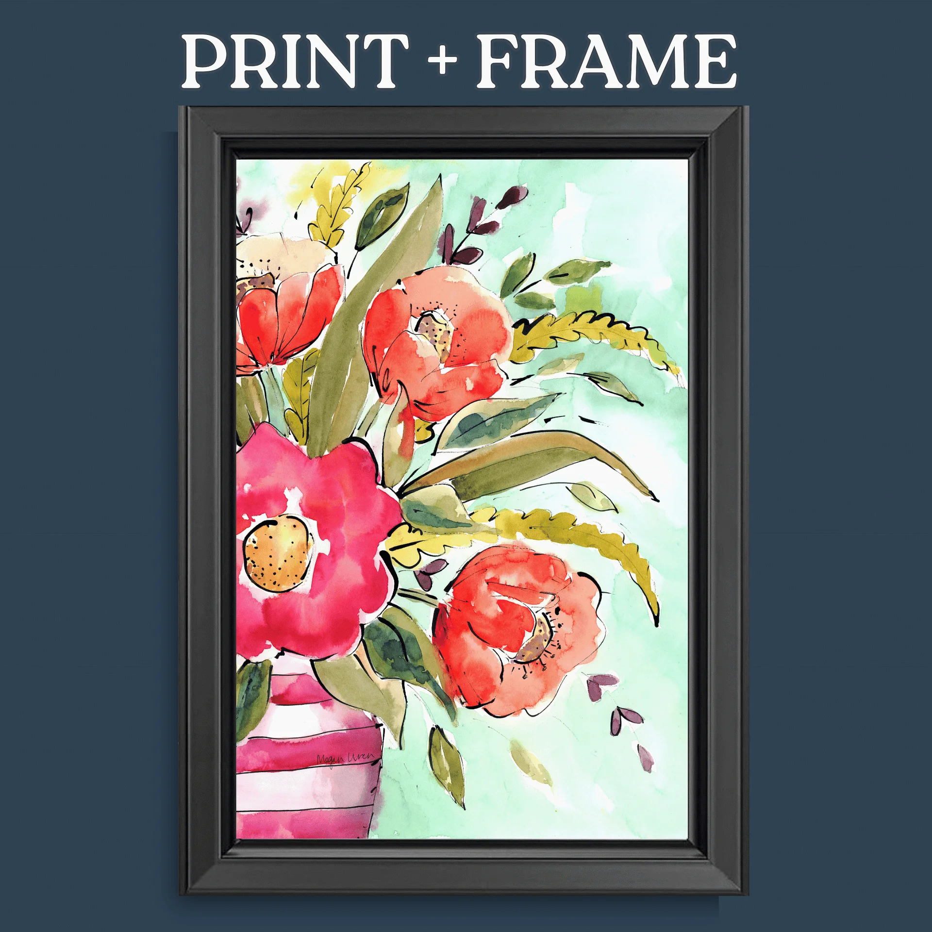 Floral Watercolor Print - Bold & Blooming product image (11)