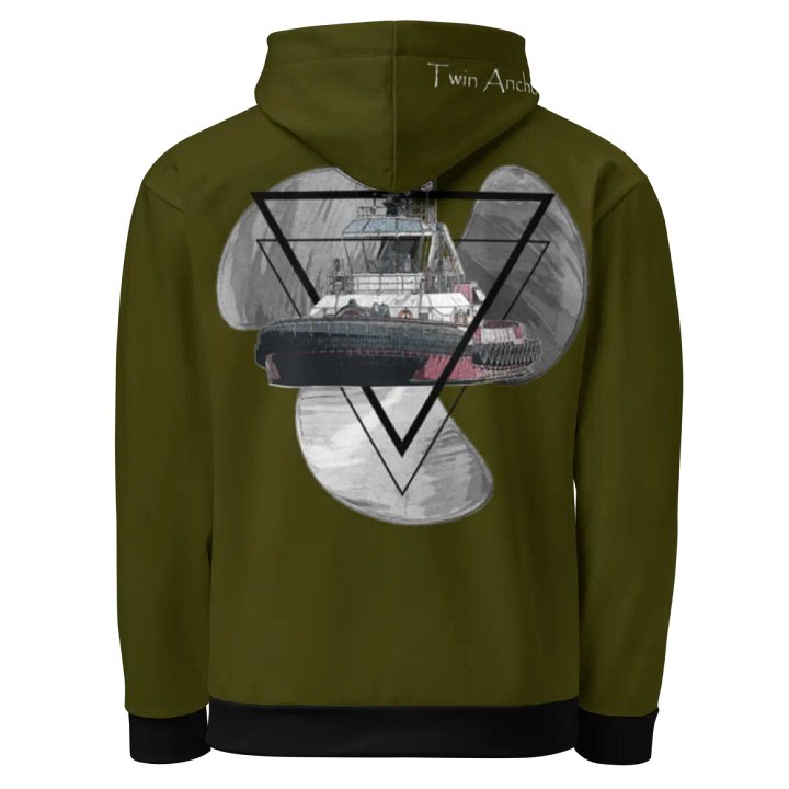 3 Prop - T & Tug Athena (Green) – Performance Marine Wear | Twin Anchor Apparel North Current Line product image (1)