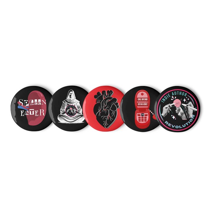 IAR Cult Members Pin Button Set product image (1)