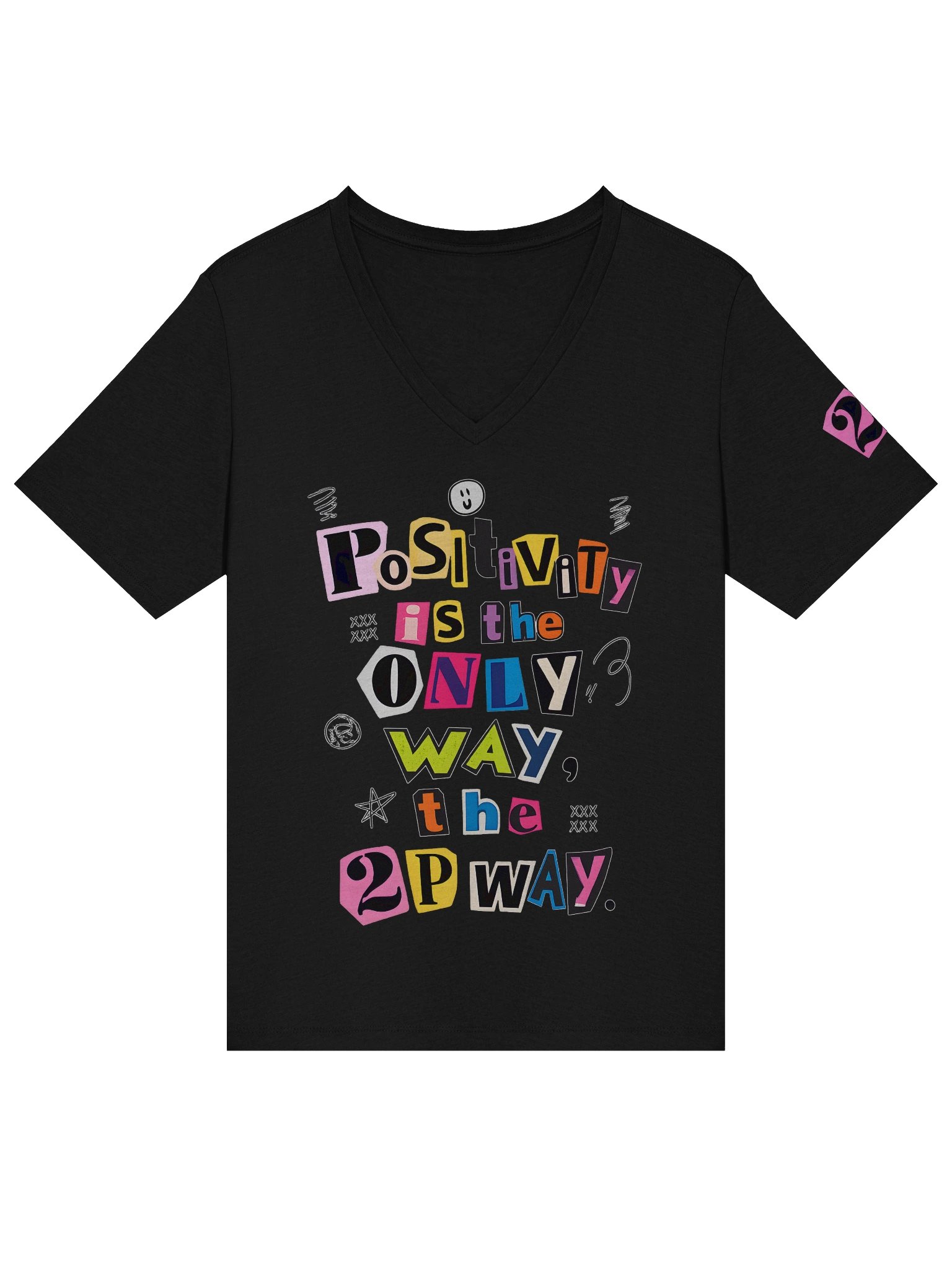 2P Womens V Neck Tee product image (5)